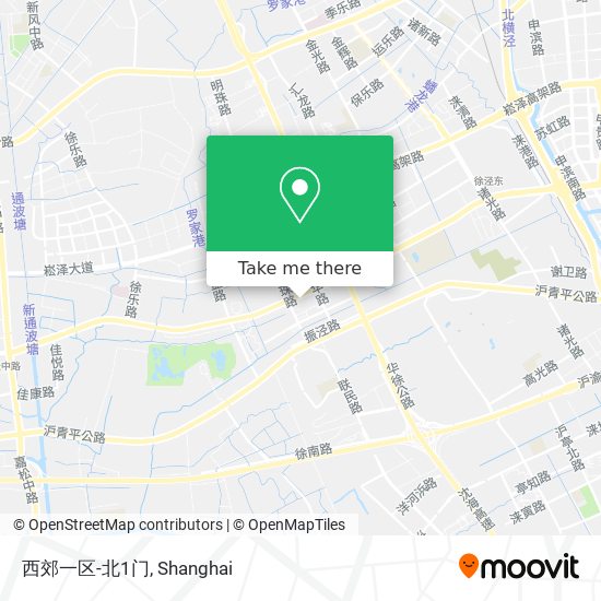 西郊一区-北1门 map