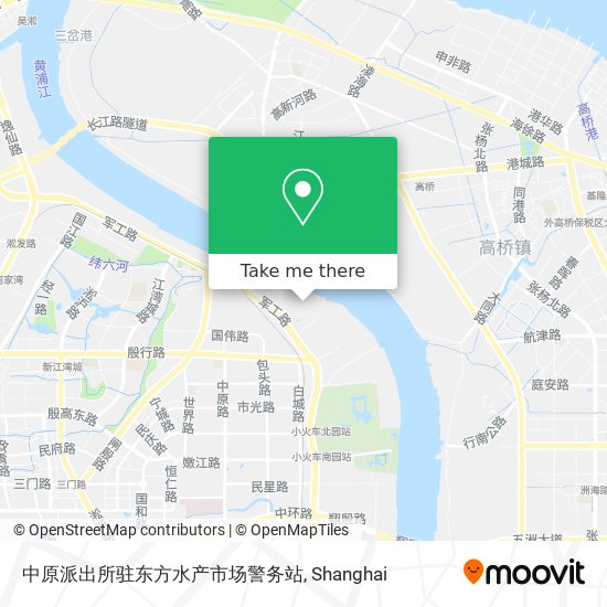 中原派出所驻东方水产市场警务站 map