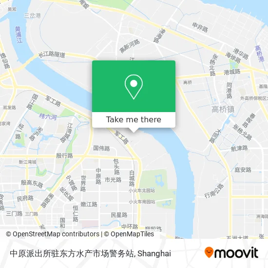 中原派出所驻东方水产市场警务站 map
