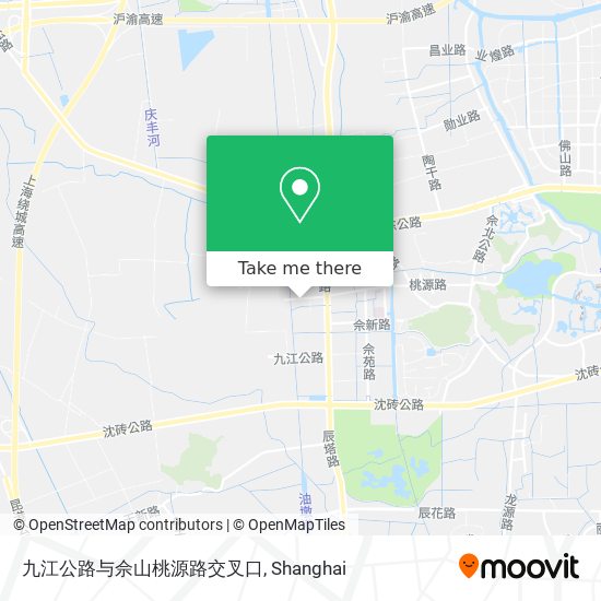 九江公路与佘山桃源路交叉口 map