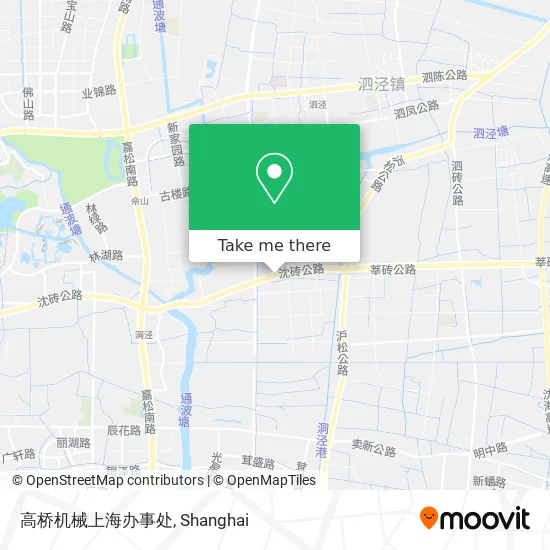 高桥机械上海办事处 map