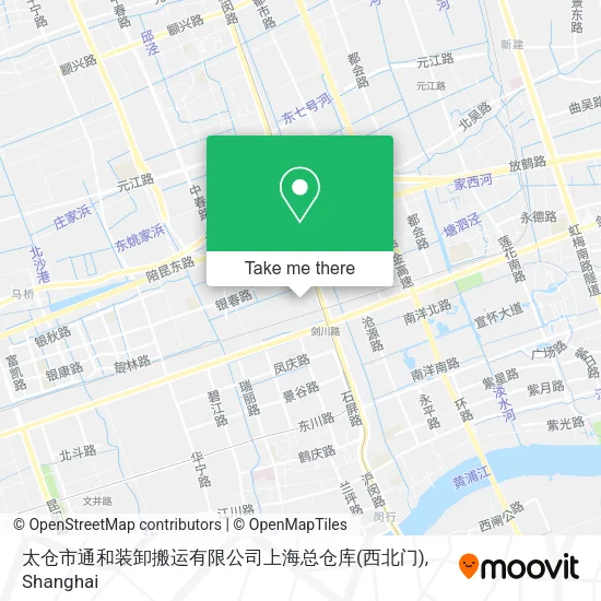 太仓市通和装卸搬运有限公司上海总仓库(西北门) map