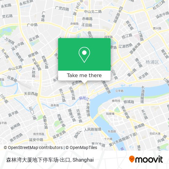 森林湾大厦地下停车场-出口 map