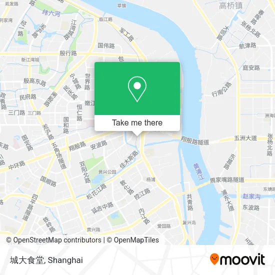 城大食堂 map