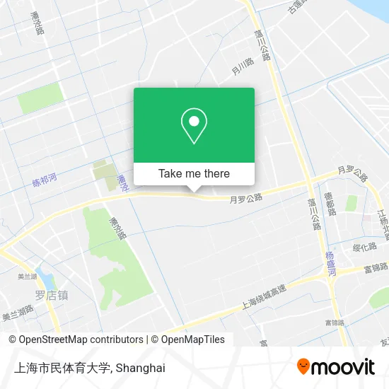 上海市民体育大学 map