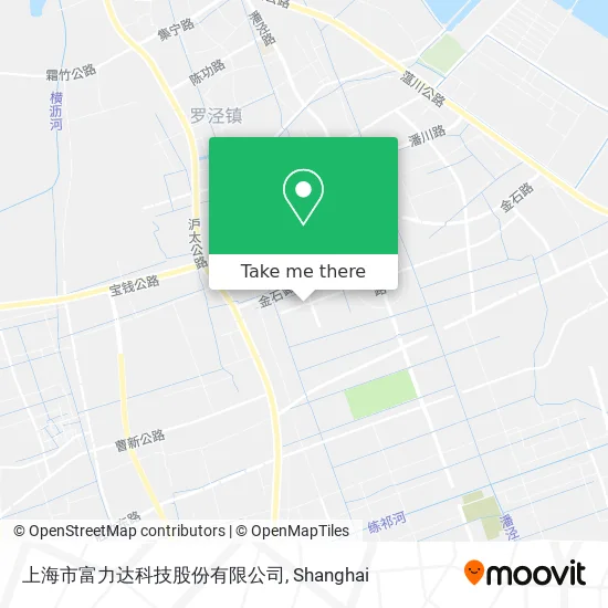上海市富力达科技股份有限公司 map