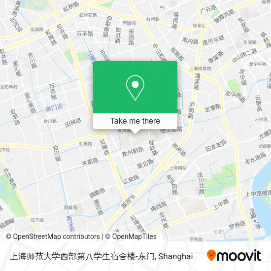上海师范大学西部第八学生宿舍楼-东门 map