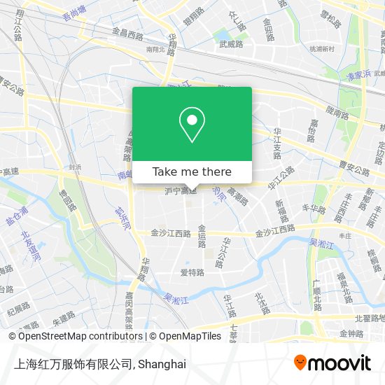 上海红万服饰有限公司 map