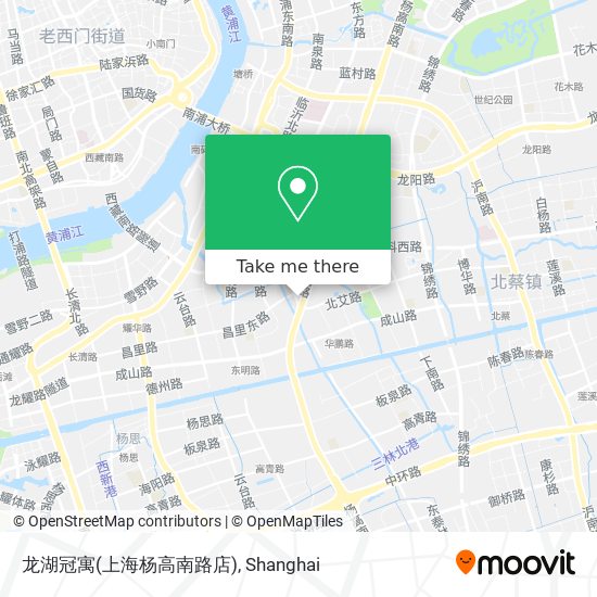 龙湖冠寓(上海杨高南路店) map