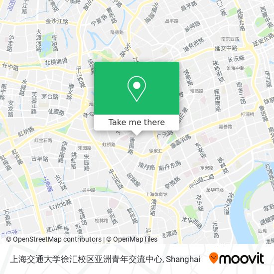 上海交通大学徐汇校区亚洲青年交流中心 map