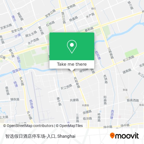 智选假日酒店停车场-入口 map