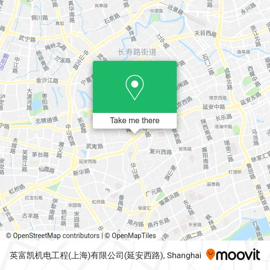 英富凯机电工程(上海)有限公司(延安西路) map
