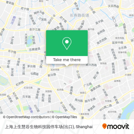 上海上生慧谷生物科技园停车场(出口) map