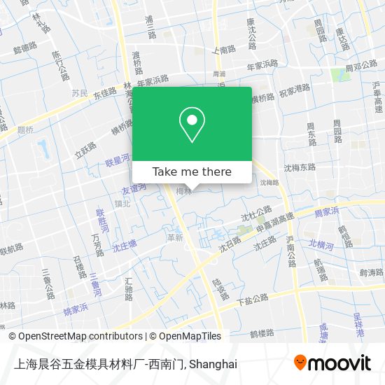 上海晨谷五金模具材料厂-西南门 map