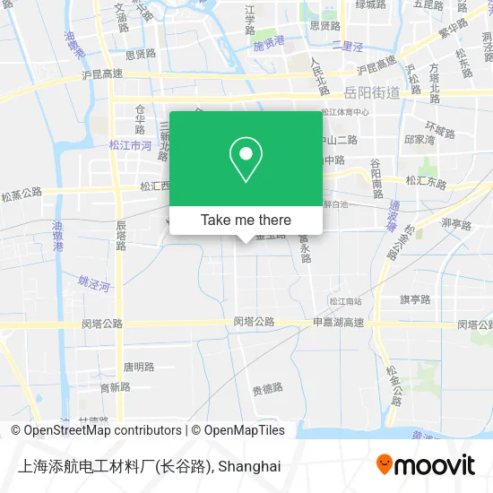 上海添航电工材料厂(长谷路) map