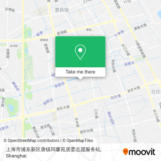 上海市浦东新区唐镇同馨苑居委志愿服务站 map