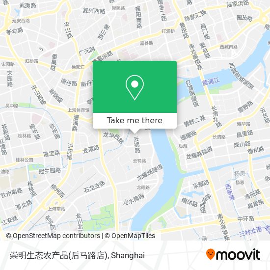 崇明生态农产品(后马路店) map