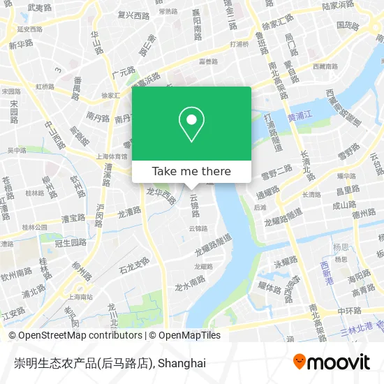 崇明生态农产品(后马路店) map
