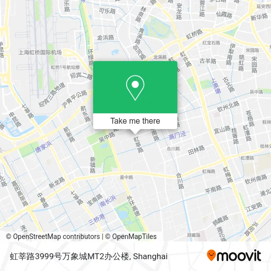 虹莘路3999号万象城MT2办公楼 map