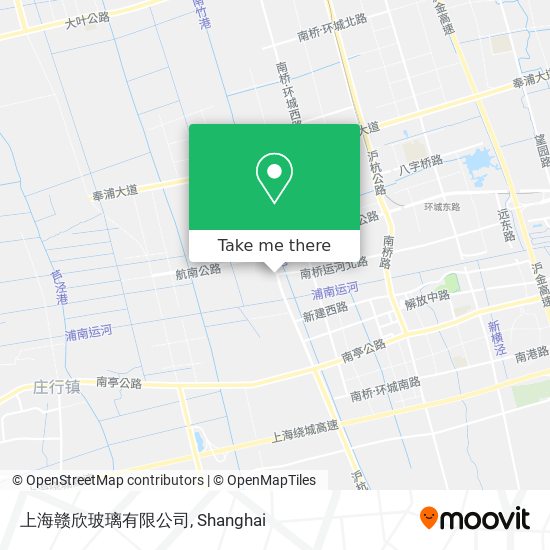 上海赣欣玻璃有限公司 map