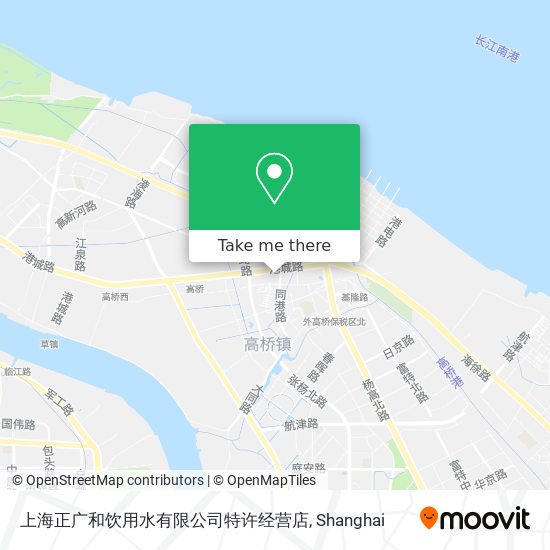 上海正广和饮用水有限公司特许经营店 map