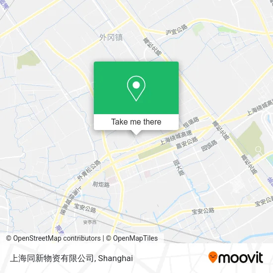 上海同新物资有限公司 map