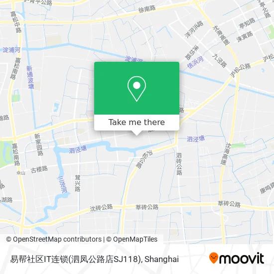 易帮社区IT连锁(泗凤公路店SJ118) map