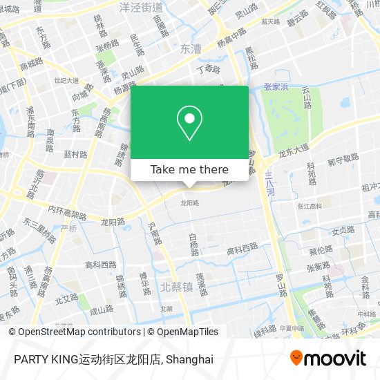 PARTY KING运动街区龙阳店 map