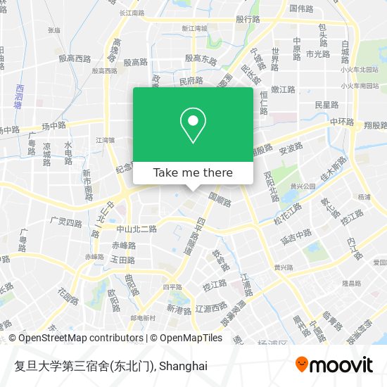 复旦大学第三宿舍(东北门) map