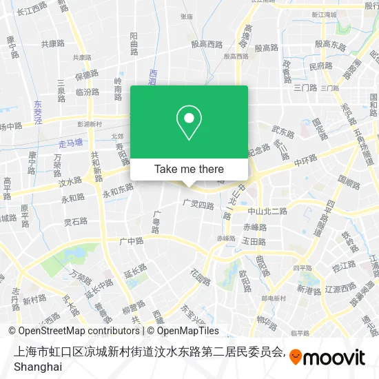 上海市虹口区凉城新村街道汶水东路第二居民委员会 map