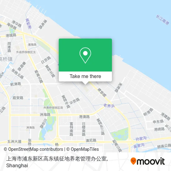 上海市浦东新区高东镇征地养老管理办公室 map