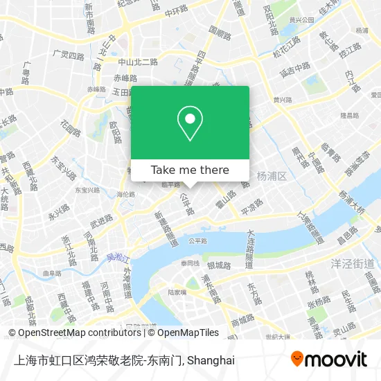 上海市虹口区鸿荣敬老院-东南门 map