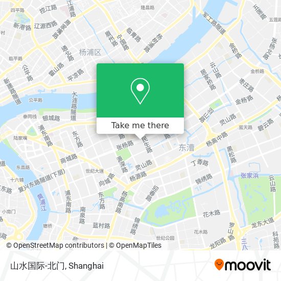 山水国际-北门 map