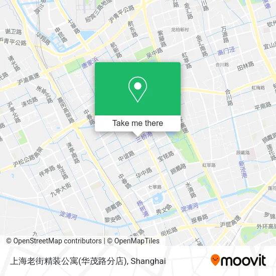 上海老街精装公寓(华茂路分店) map
