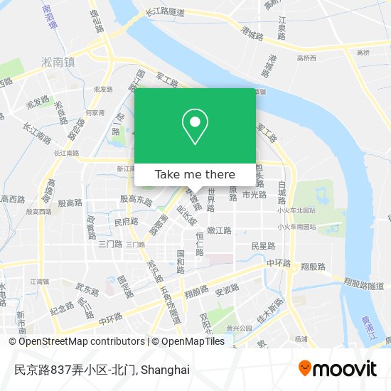 民京路837弄小区-北门 map