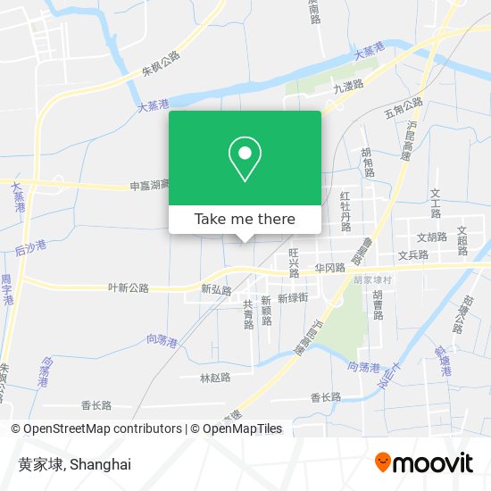 黄家埭 map