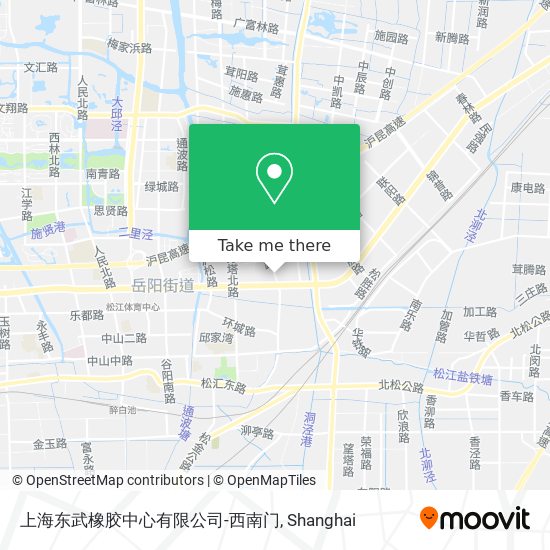 上海东武橡胶中心有限公司-西南门 map