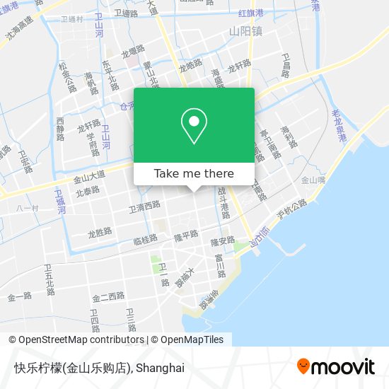 快乐柠檬(金山乐购店) map