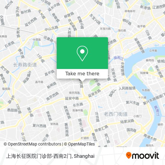 上海长征医院门诊部-西南2门 map