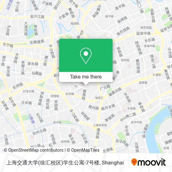 上海交通大学(徐汇校区)学生公寓-7号楼 map