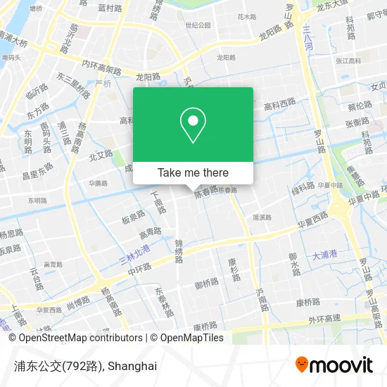 浦东公交(792路) map