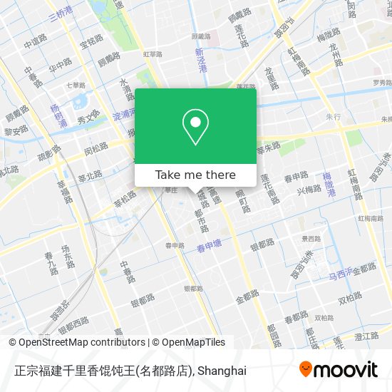 正宗福建千里香馄饨王(名都路店) map