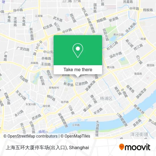 上海五环大厦停车场(出入口) map
