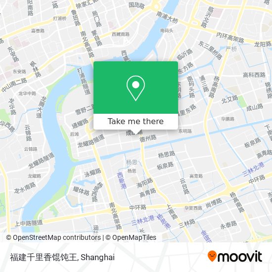 福建千里香馄饨王 map