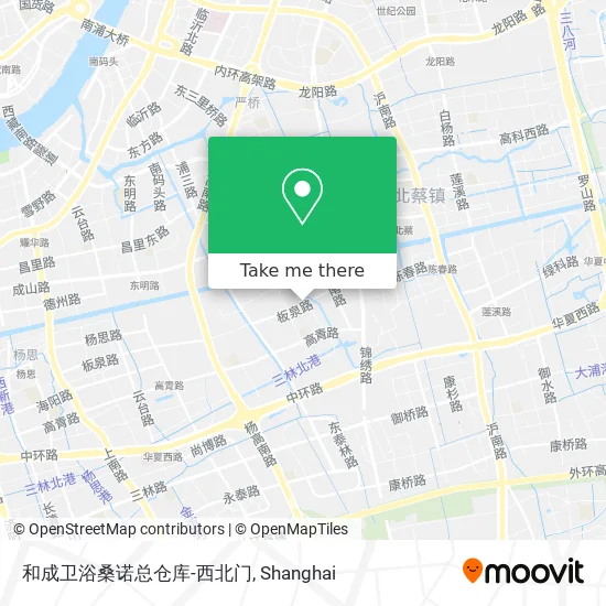 和成卫浴桑诺总仓库-西北门 map