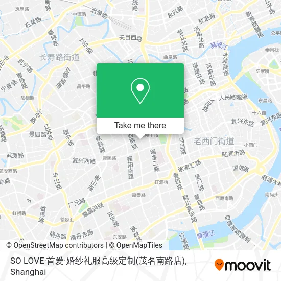 SO LOVE·首爱·婚纱礼服高级定制(茂名南路店) map