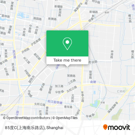 85度C(上海南乐路店) map