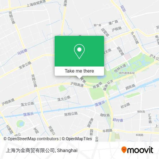 上海为金商贸有限公司 map