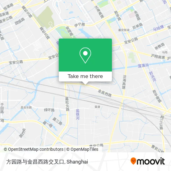 方园路与金昌西路交叉口 map