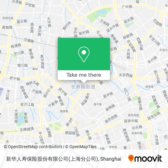 新华人寿保险股份有限公司(上海分公司) map